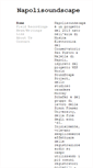 Mobile Screenshot of napolisoundscape.com